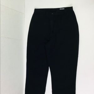 Lands End Dress Pants Black Womens‎ size 12R cotton